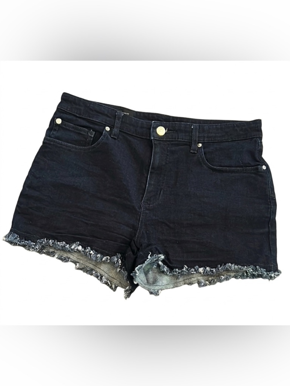 Armani Exchange Dark Wash mid Rise Jean Shorts 29